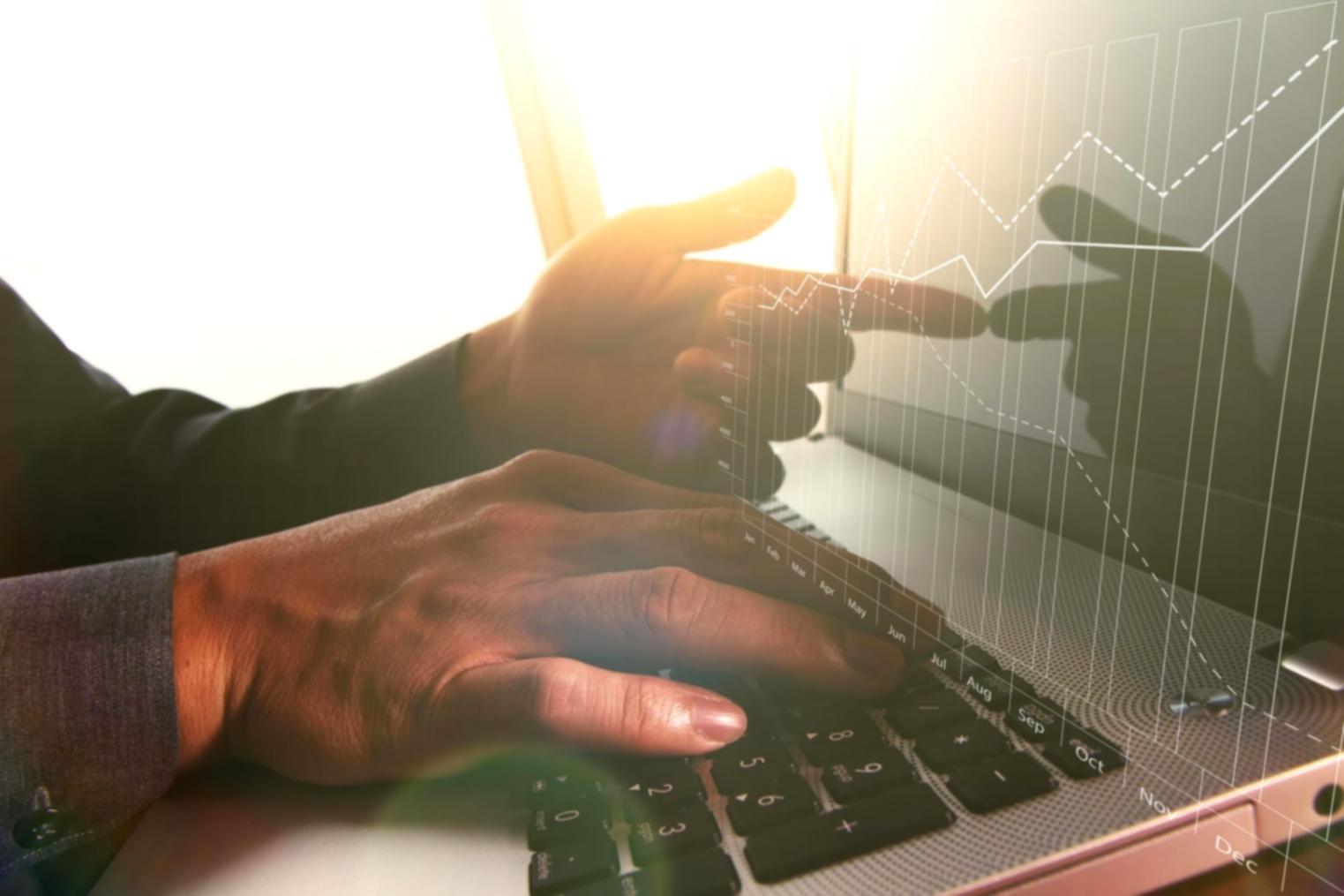 Team collaborating on custom software development project